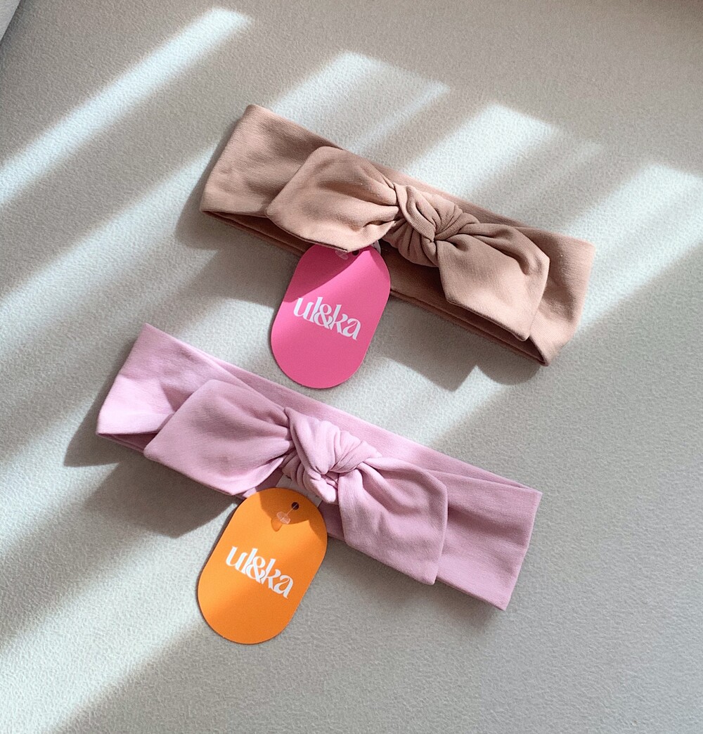 BOW HAIRBAND(PINK)